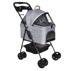 SP02F-G VERSTAPPEN KEDİ&KÖPEK ARABASI GRİ 45x64x96 CM