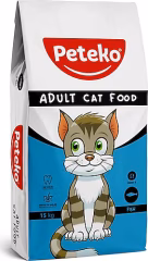 PETEKO BALIKLI KEDİ MAMASI 15 KG