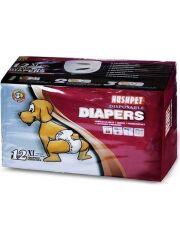 HUSHPET XL KÖPEK BEZİ 12'Lİ
