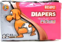 HUSHPET XS KÖPEK BEZİ 12'Lİ