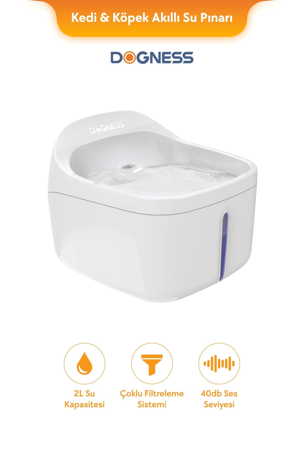 D01-DOGNESS D01 AKILLI SU PINARI 2 LT-SESSİZ MOTOR