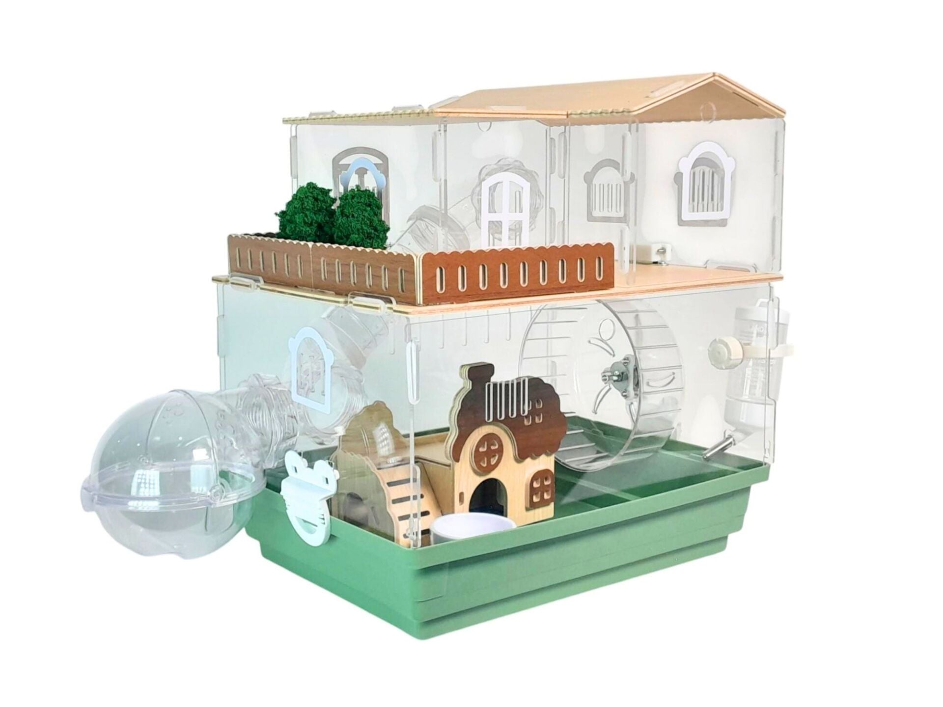 Z-H005 ZAMPA SOLAR HAMSTER KAFESİ 41X32X16 CM