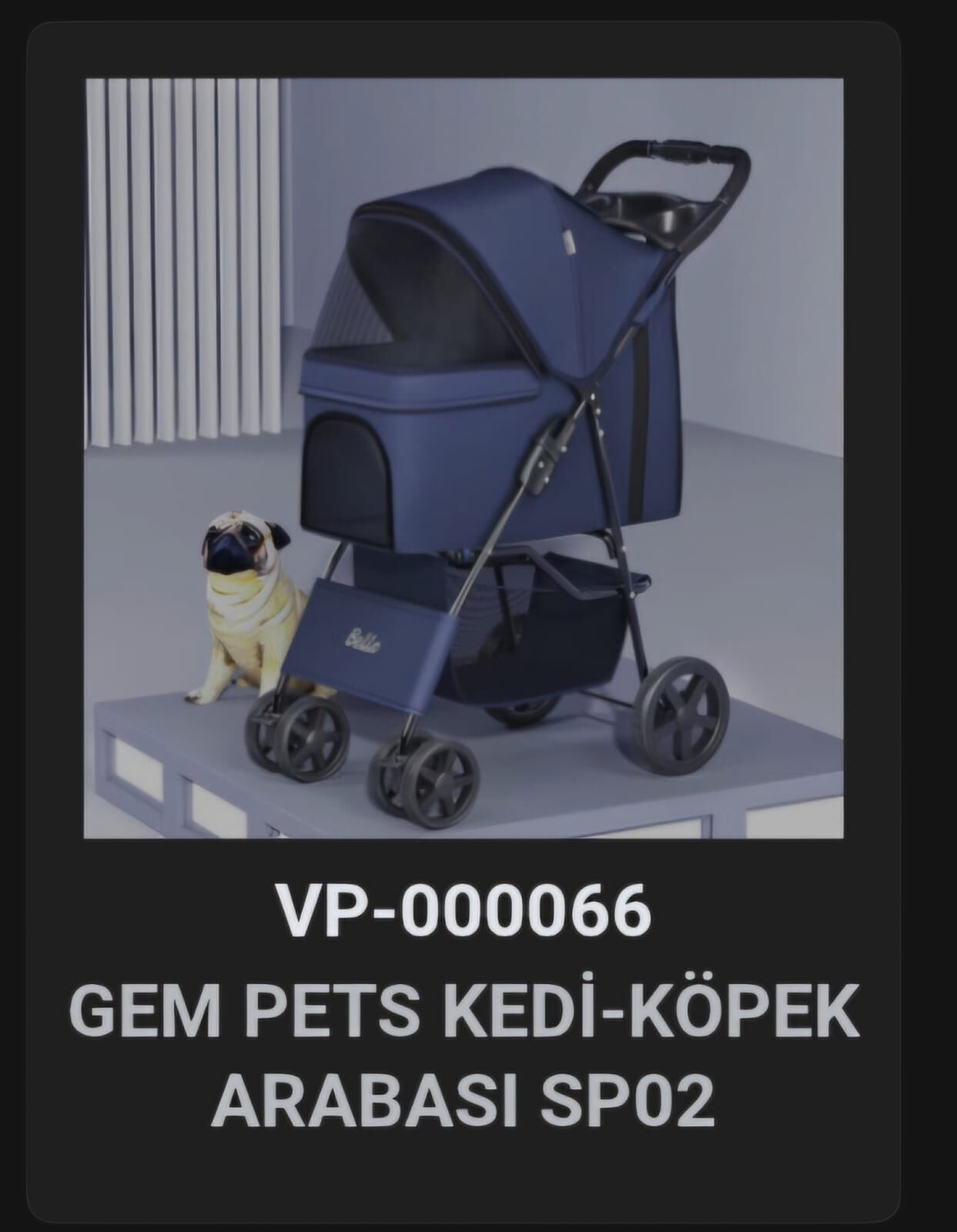 VP-000066 GEM PETS KEDİ-KÖPEK ARABASI SP02