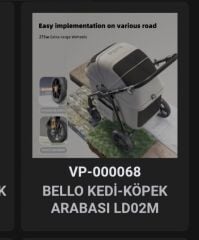 VP-000068 GEM PETS KEDİ-KÖPEK ARABASI LD02M