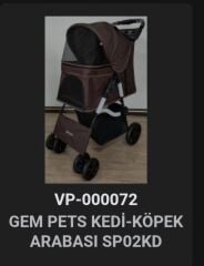 VP-000072 GEM PETS KEDİ-KÖPEK ARABASI SP02KD