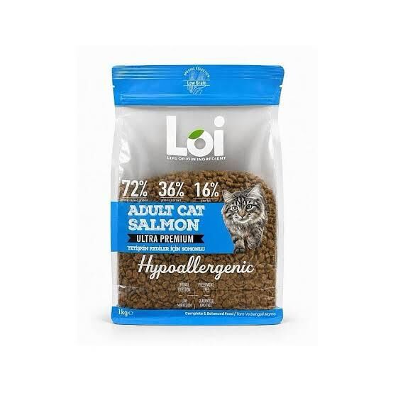 LP-1001 LOİ KEDİ SOMONLU 1 KG