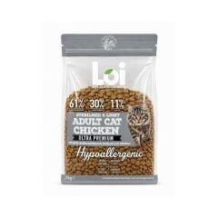 LP-1003 LOİ KEDİ KISIR TAVUKLU 1 KG