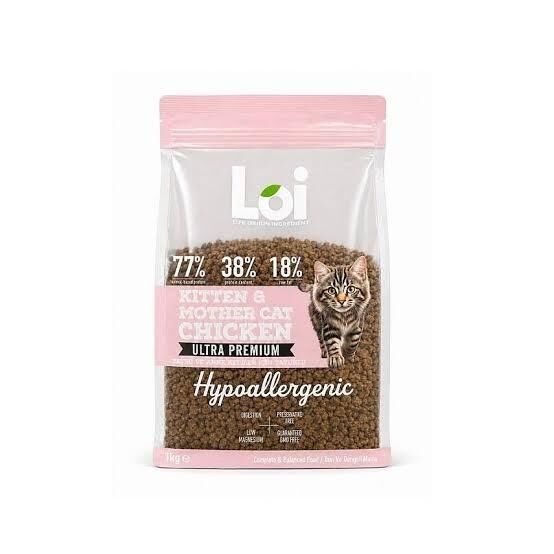 LP-1005 LOİ YAVRU KEDİ TAVUKLU 1 KG