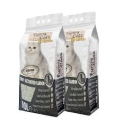 FUNNY CATS GREY AKTİF KARBONLU 10 LT